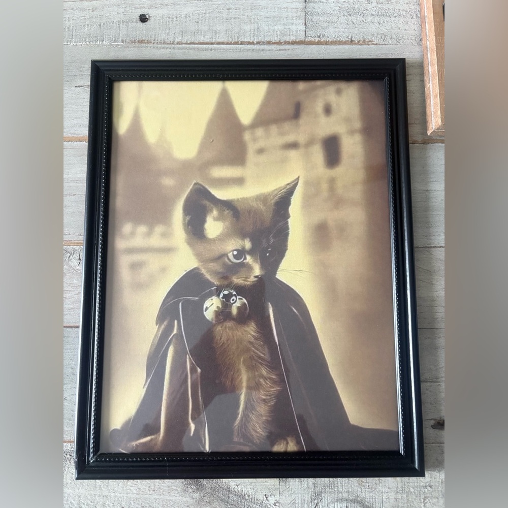 The Purr of Dracula (4) framed 8x10”